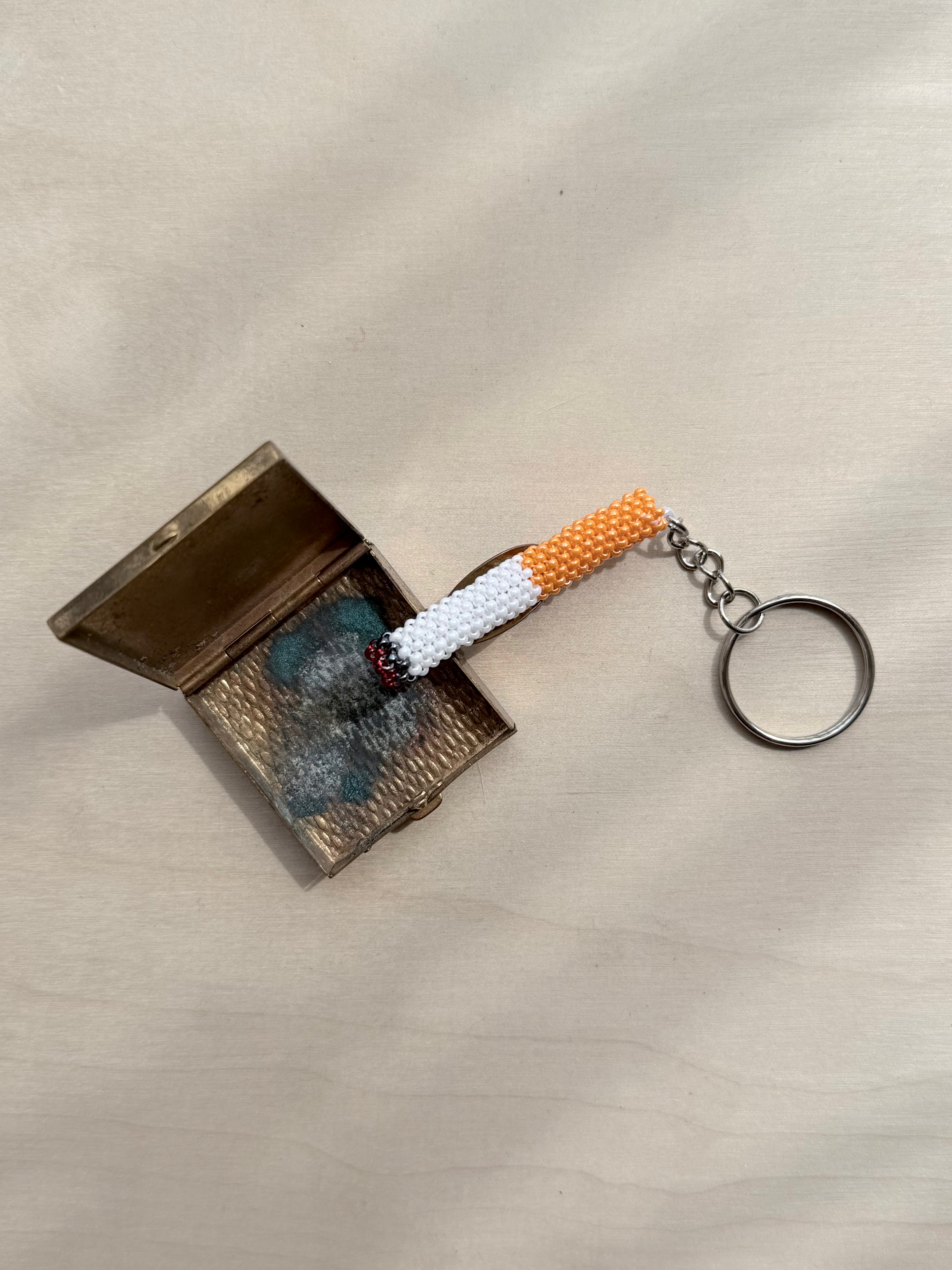 Small Gold Portable Ashtray