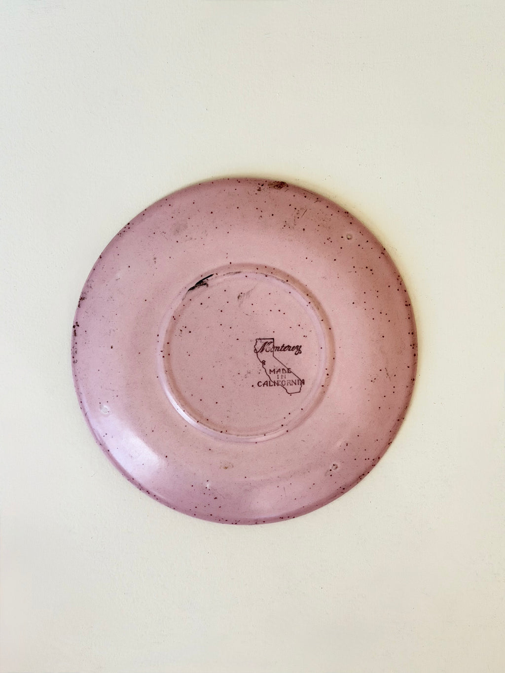 Monterey Pink Speckled Teacup & Saucer