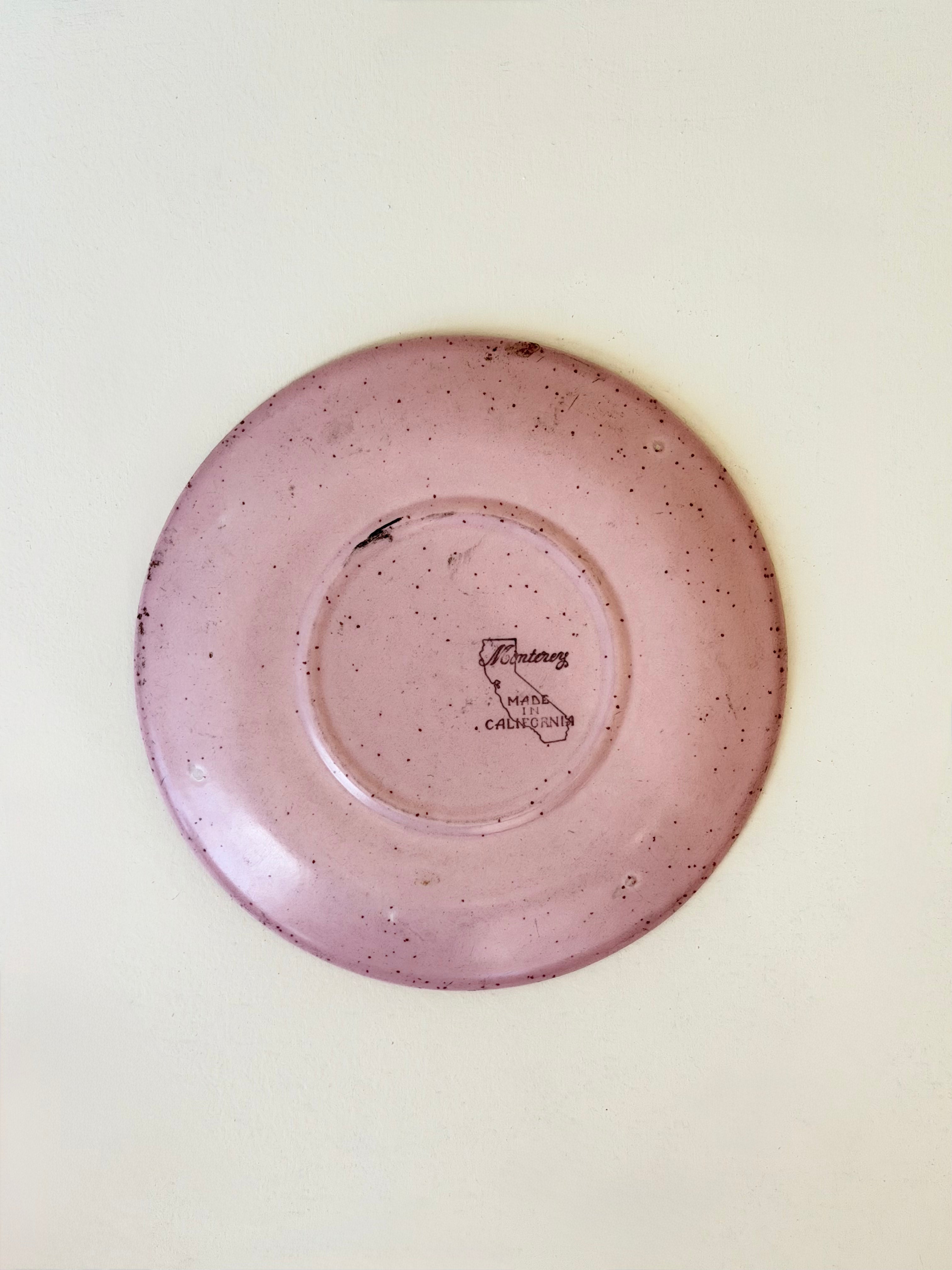 Monterey Pink Speckled Teacup & Saucer