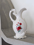 Red Rose Ceramic Pitcher