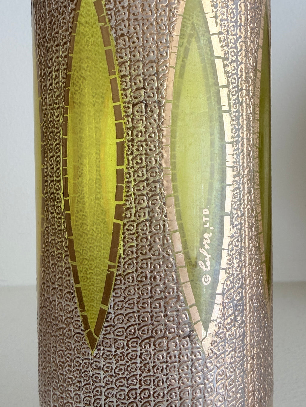Colony Gold and Green Glass Pitcher Set (Set of 5)