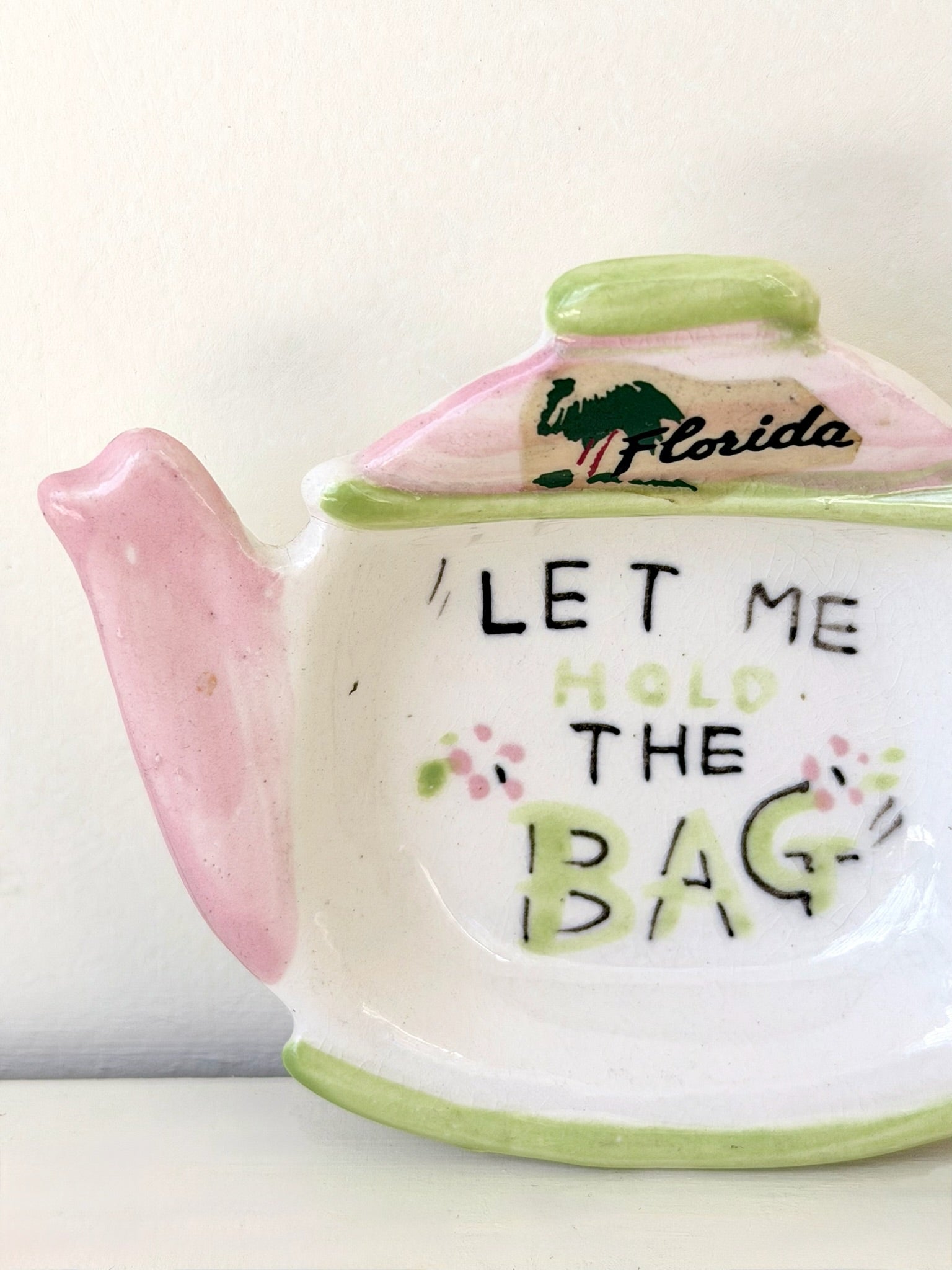 Florida Teapot Tea Bag Holder