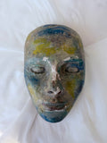 Painted Face Sculpture