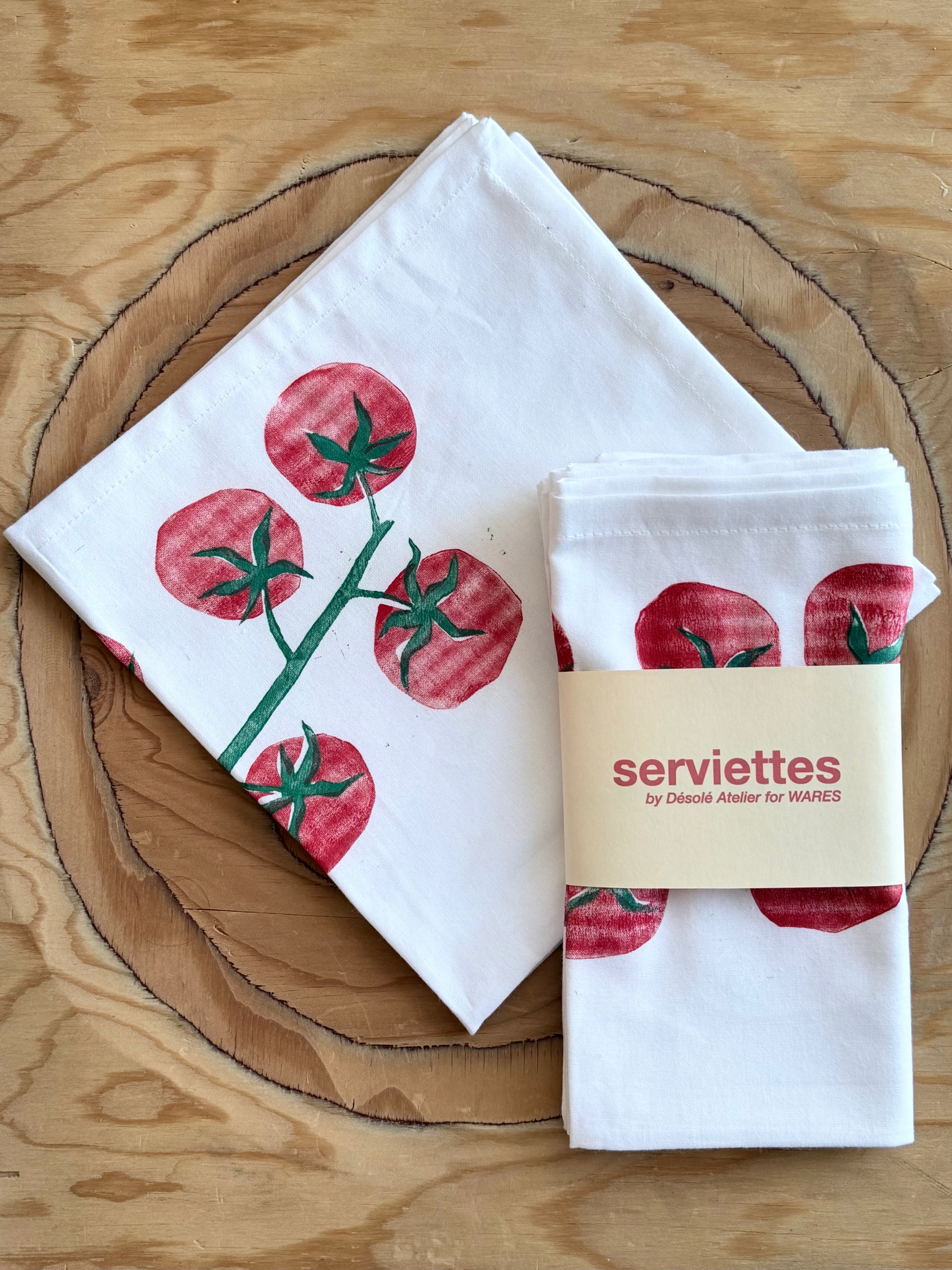 Chez Désolé Cotton Napkins (Set of 2)