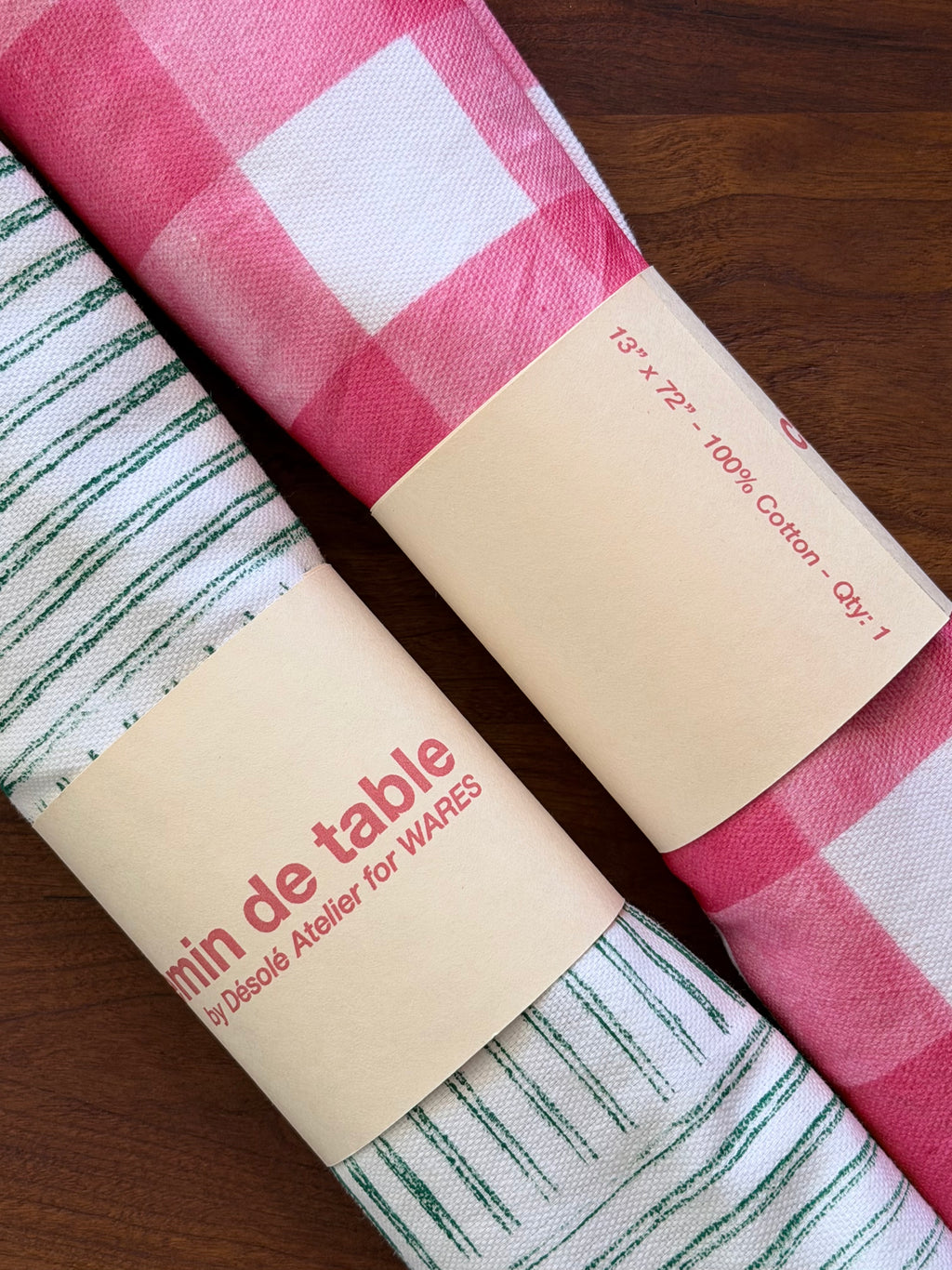 Chez Désolé Table Runner (Red)