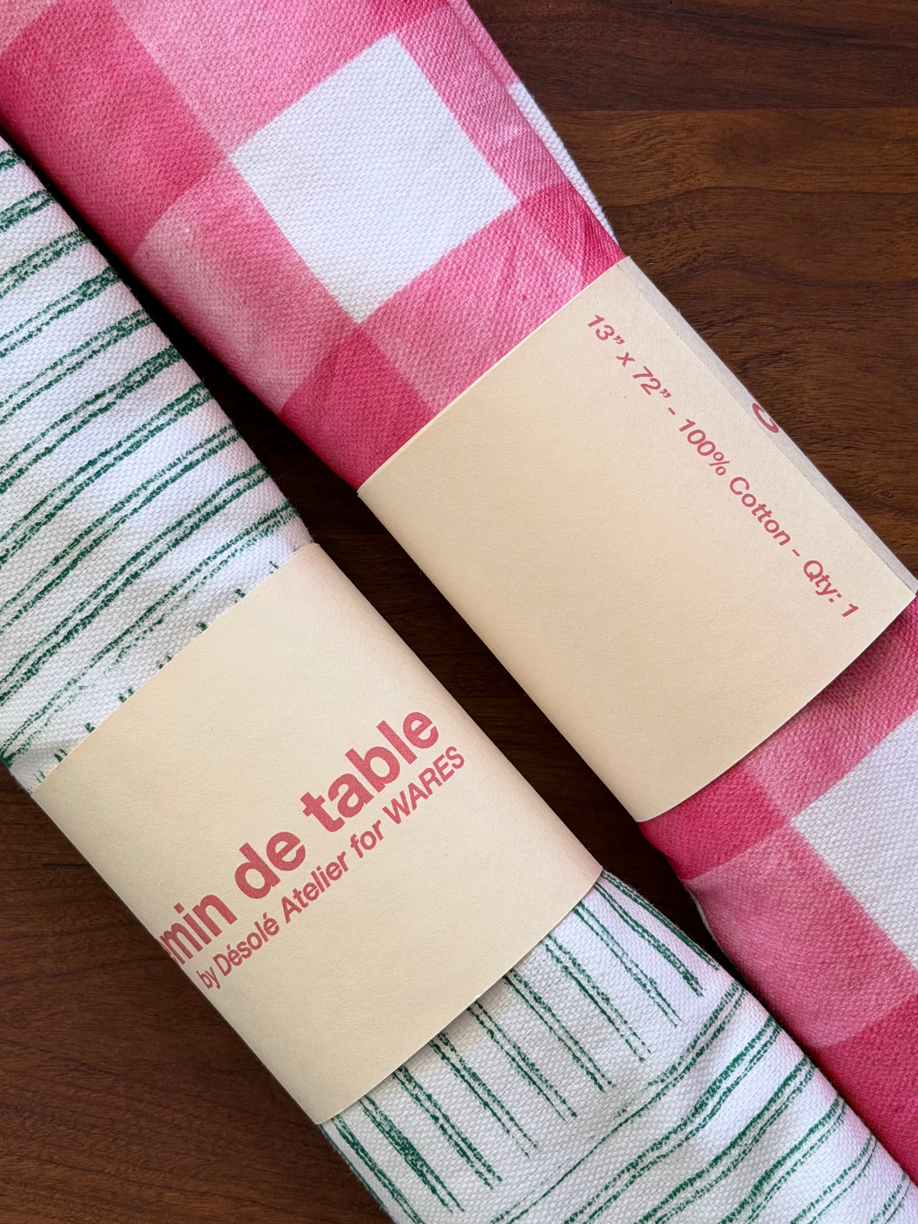 Chez Désolé Table Runner (Red)