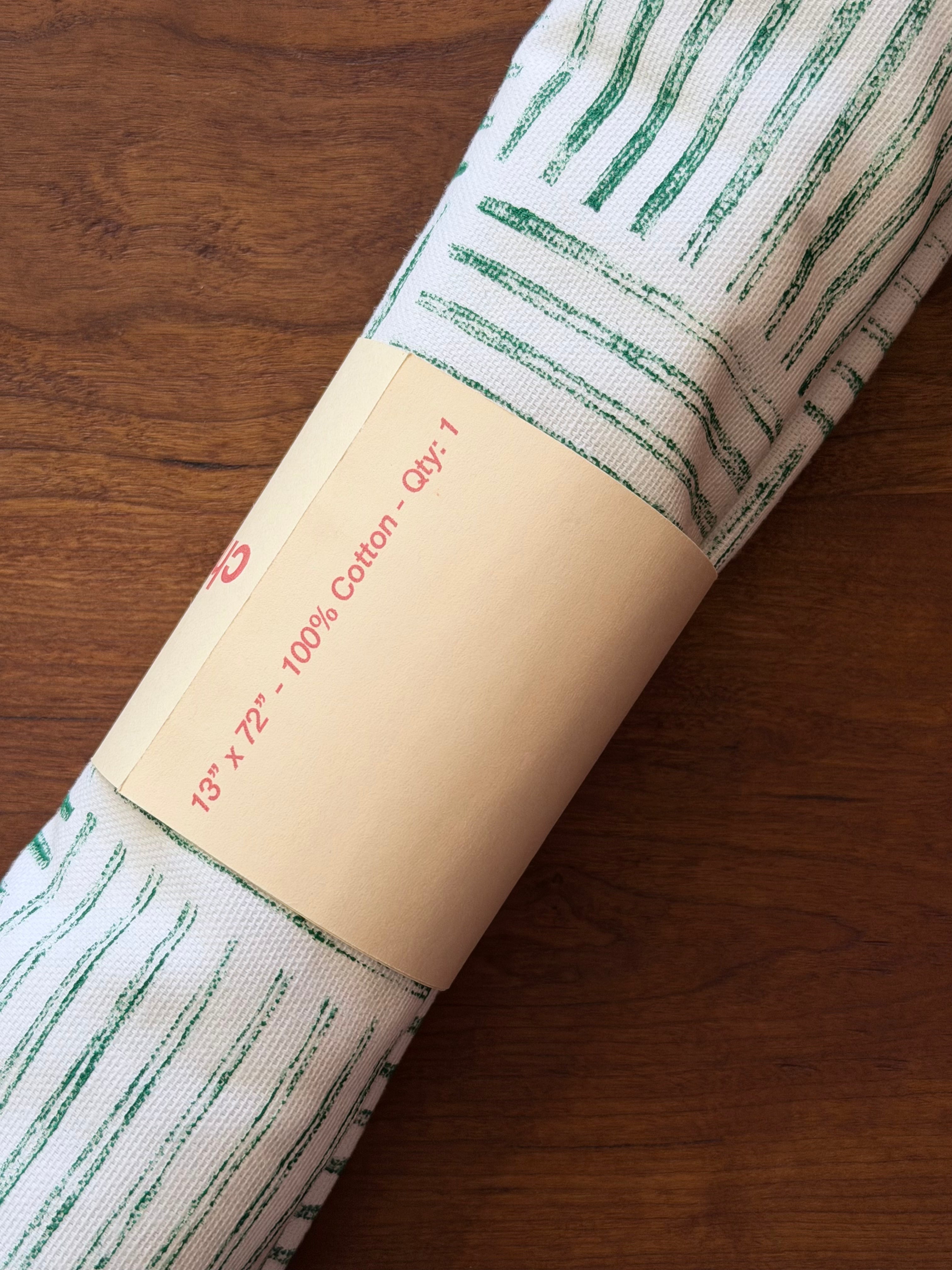 Chez Désolé Table Runner (Green)