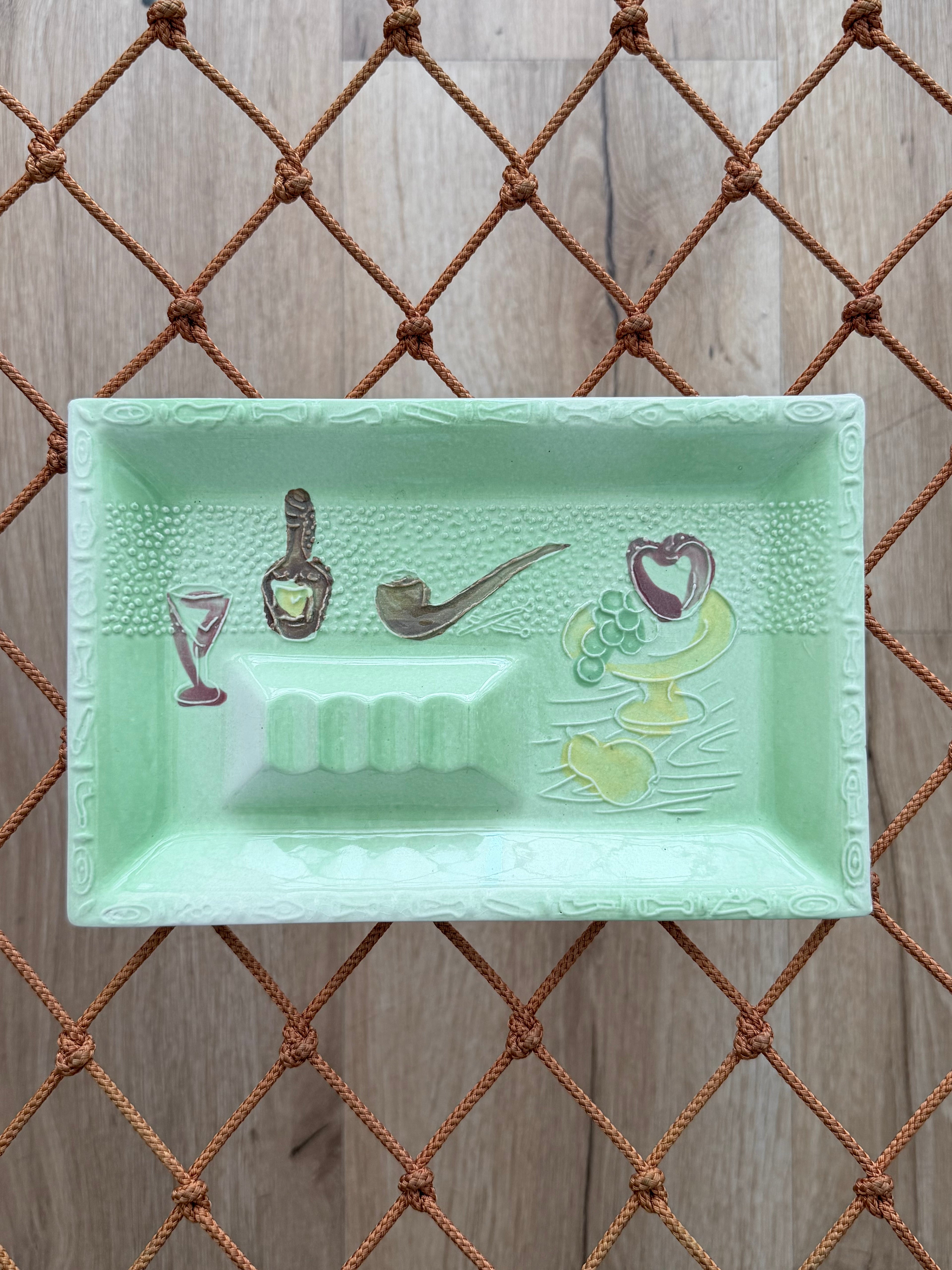 Green Decorative Ashtray