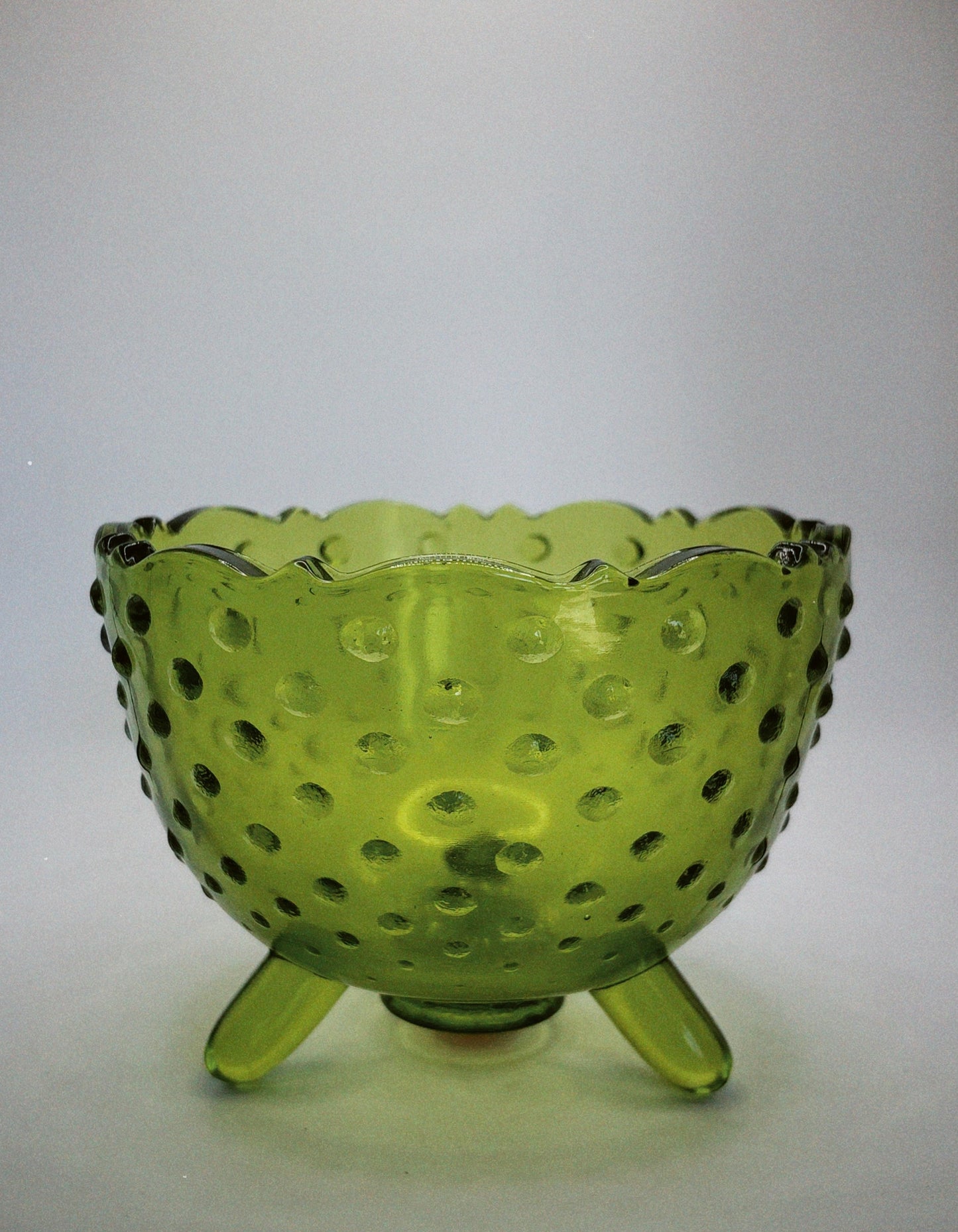 Green Dotted Bowl