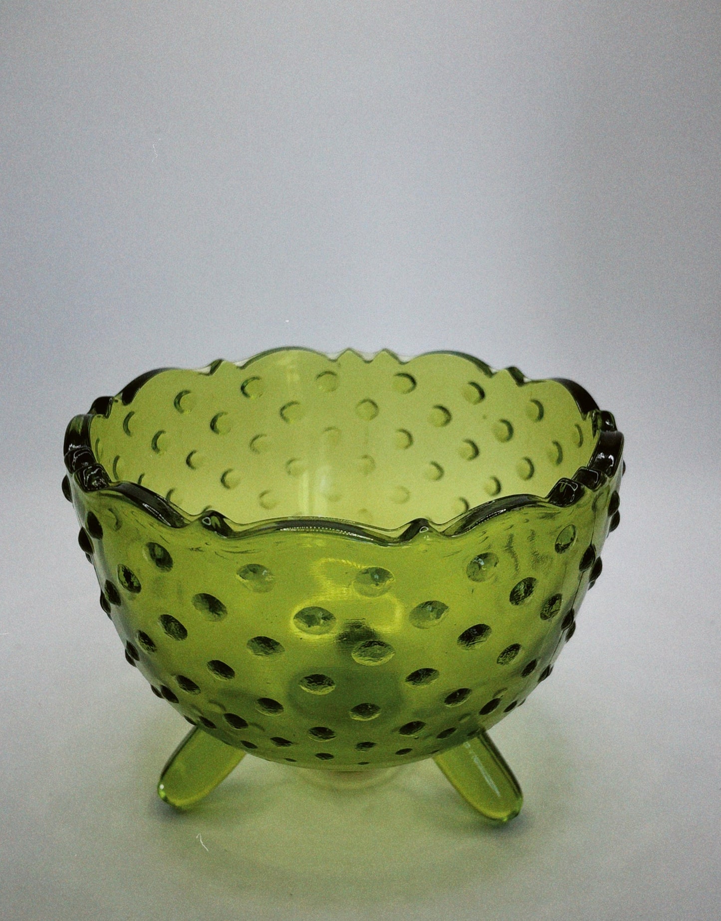 Green Dotted Bowl